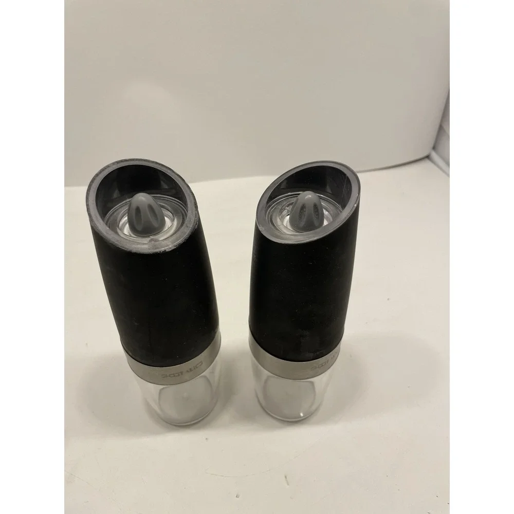 Gravity Electric Salt and Pepper Grinder Set Battery Operated Automatic Mills